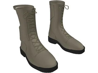 Boots 3D Model preview