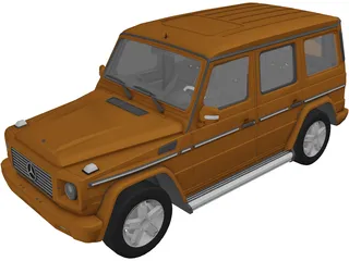 Mercedes-Benz G500 W463 (2008) 3D Model preview