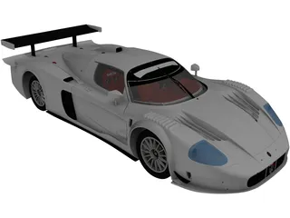 Maserati MC12 (2009) 3D Model preview