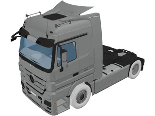 Mercedes-Benz Actros 8144 3D Model preview