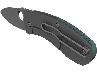 Pocket Knife 3D Model preview