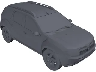Renault (Dacia) Duster D-Cross 3D Model preview