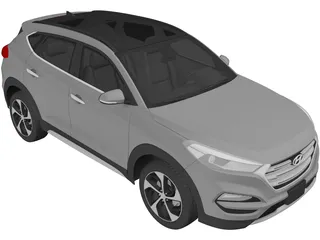 Hyundai Tucson (2019) 3D Model preview