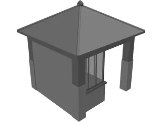 Guard House 3D Model preview