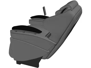 Massage Chair 3D Model preview