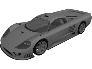 Saleen S7 TT (2007) 3D Model preview