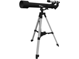 Telescope 3D Model preview