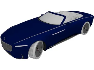 Mercedes-Maybach Vision 6 Cabriolet (2018) 3D Model preview