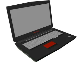 Alienware Laptop 3D Model preview