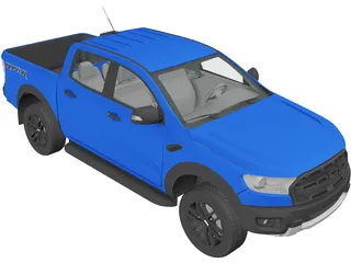 Ford Ranger Raptor (2018) 3D Model preview