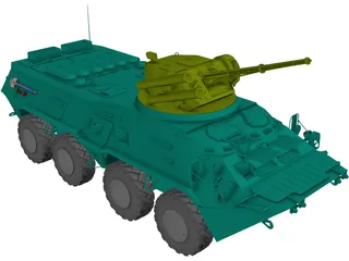 BTR-3E1 3D Model preview