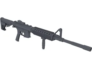 M4A1 3D Model preview