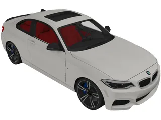BMW 235M 3D Model preview