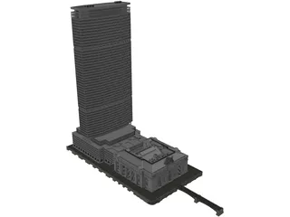 Metlife Tower 3D Model preview