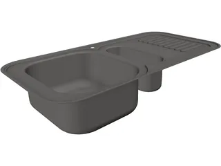 Kitchen Sink 3D Model preview