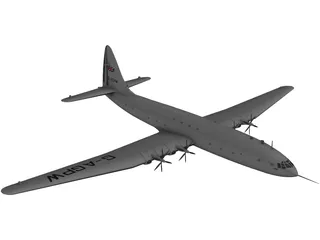 Bristol Brabazon 3D Model preview