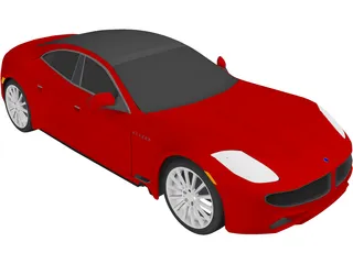 Fisker Karma Revero (2018) 3D Model preview