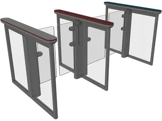 Turnstile 3D Model preview