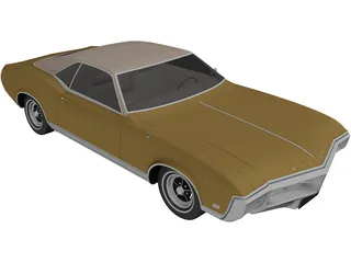 Buick Riviera (1969) 3D Model preview