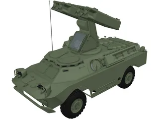 SA-9 Gaskin 3D Model preview