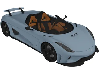 Koenigsegg Regera 3D Model preview
