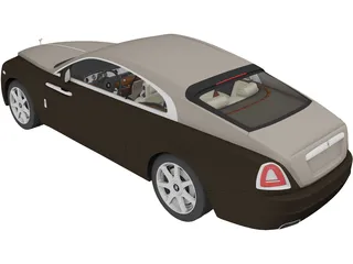 Rolls-Royce Wraith (2014) 3D Model preview