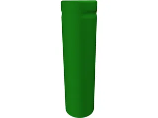 Lithium-Ion Battery 18650 3D Model preview