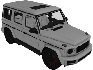 Mercedes-Benz G500 (2019) 3D Model preview