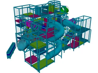 Children Playscape 3D Model preview