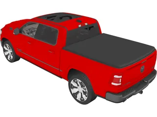 Dodge Ram 1500 Limited (2019) 3D Model preview