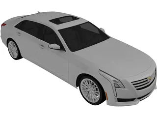 Cadillac CT6 (2016) 3D Model preview