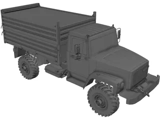 GAZ 33081 3D Model preview