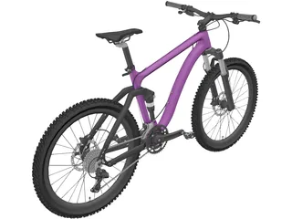 Bicycle Enduro 3D Model preview