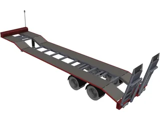 Low Loader 3D Model preview