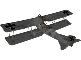 Hansa-Brandenburg C.I 3D Model preview