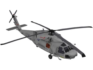 Sikorsky SH-60 Seahawk 3D Model preview