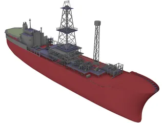 FPSO Noble Seillean 3D Model preview