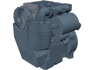 Deutz D2011 L02 Engine 3D Model preview