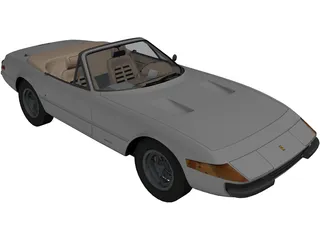 Ferrari 365 GTS4 3D Model preview