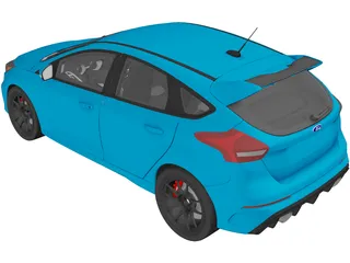 Ford Focus RS 3D Model preview