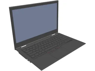 Lenovo Laptop 3D Model preview