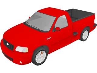 Ford F-150 SVT Lightning (1999) 3D Model preview