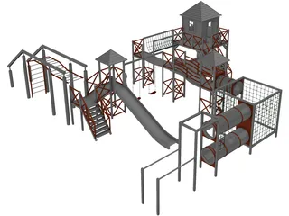 Kids Area 3D Model preview