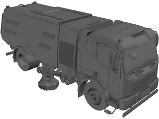 JieFang Road Sweeper 3D Model preview