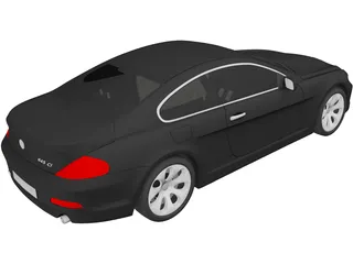 BMW 645Ci (2004) 3D Model preview