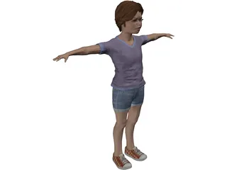 Child 3D Model preview