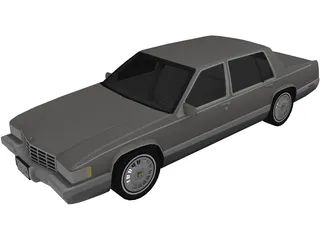 Cadillac Deville (1992) 3D Model preview