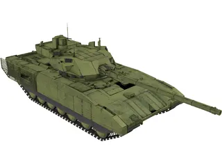 T-14 Armata 3D Model preview
