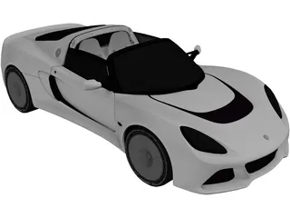 Lotus Exige S Roadster (2013) 3D Model preview