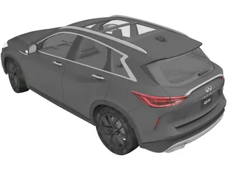 Infiniti QX50 (2019) 3D Model preview